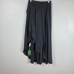 Halara High Waisted High-Low  Skort with Built-in Shorts Black  Resort Small NEW